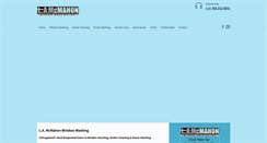 Desktop Screenshot of mcmahonwindowwashing.com